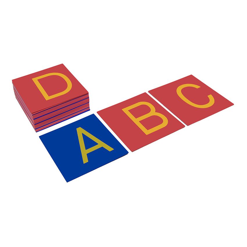 Capital Case Sandpaper Letters