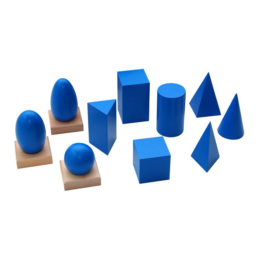 Geometric Solids With Stands
