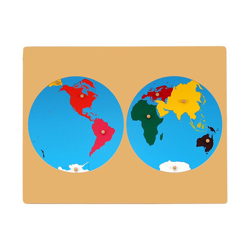 Puzzle Map Of World Parts 