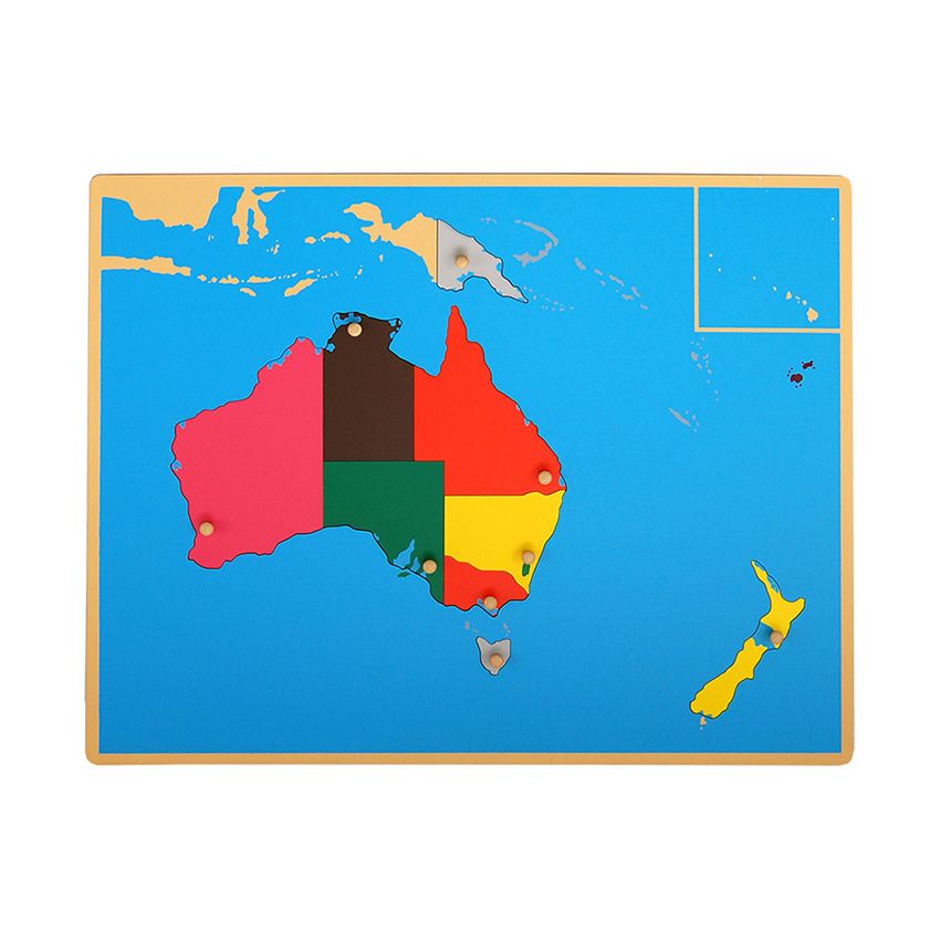 Puzzle Map Of Australia