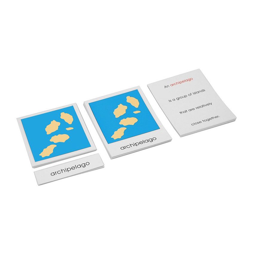Land And Water Forms Cards Set