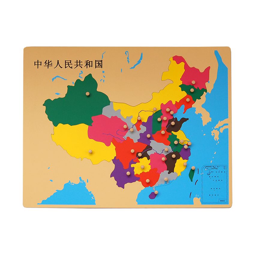 Puzzle Map Of China