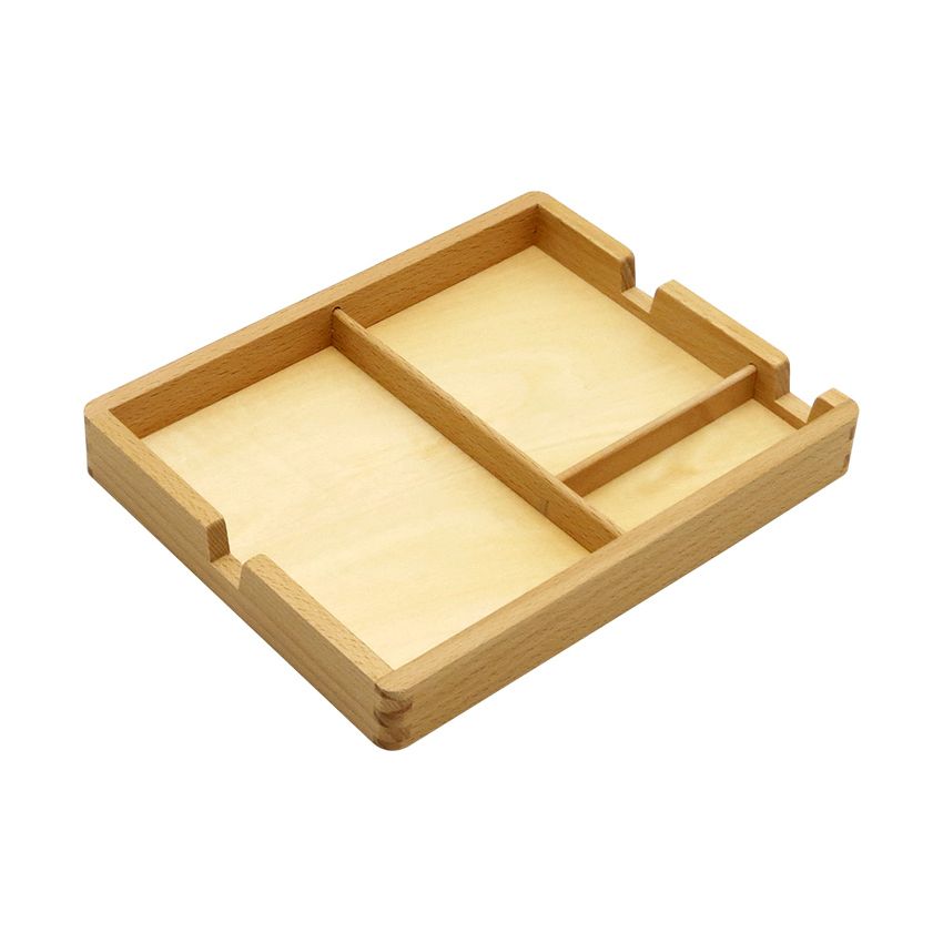 3 Part Cards Wooden Tray