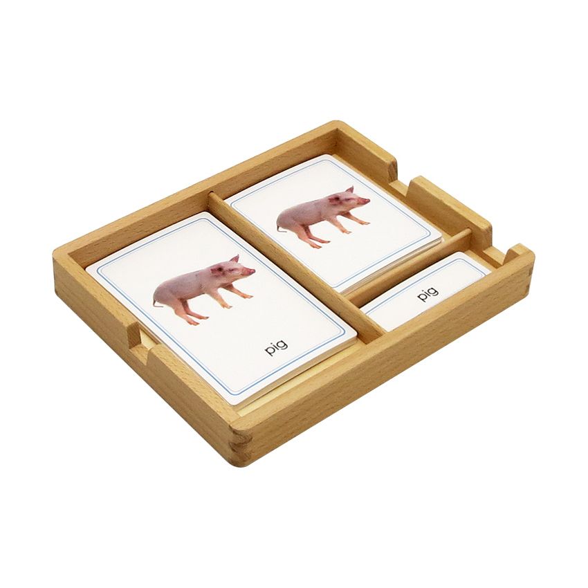 3 Part Cards Wooden Tray