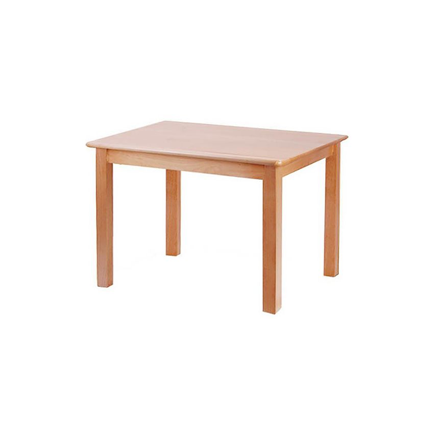 Rectangle Solid Beech Wood Table - 36