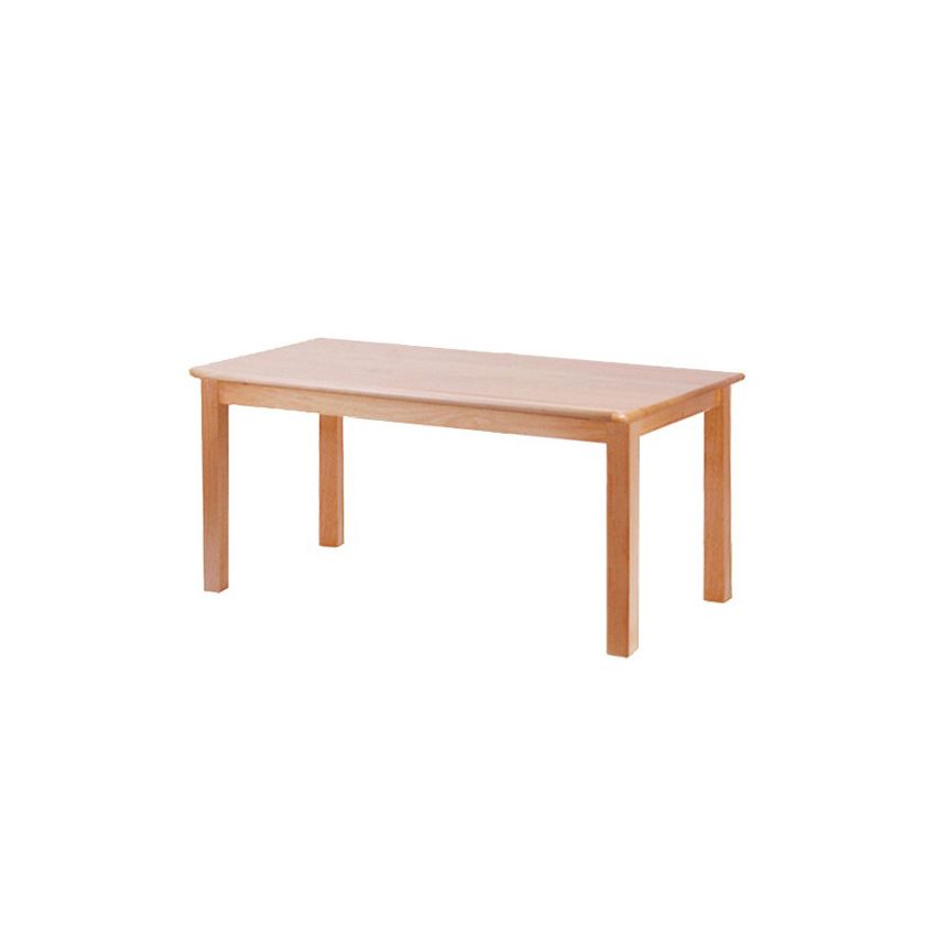 Rectangle Solid Beech Wood Table - 48