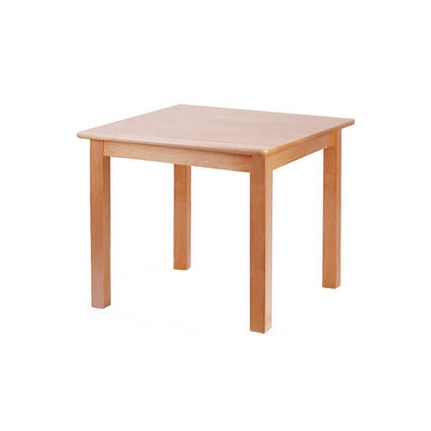 Square Solid Beech Wood Table - 30