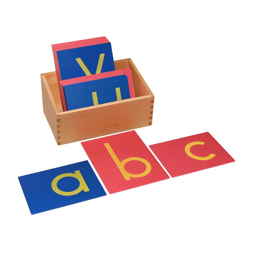 Lower Case Sandpaper Letters w/ Box - Print
