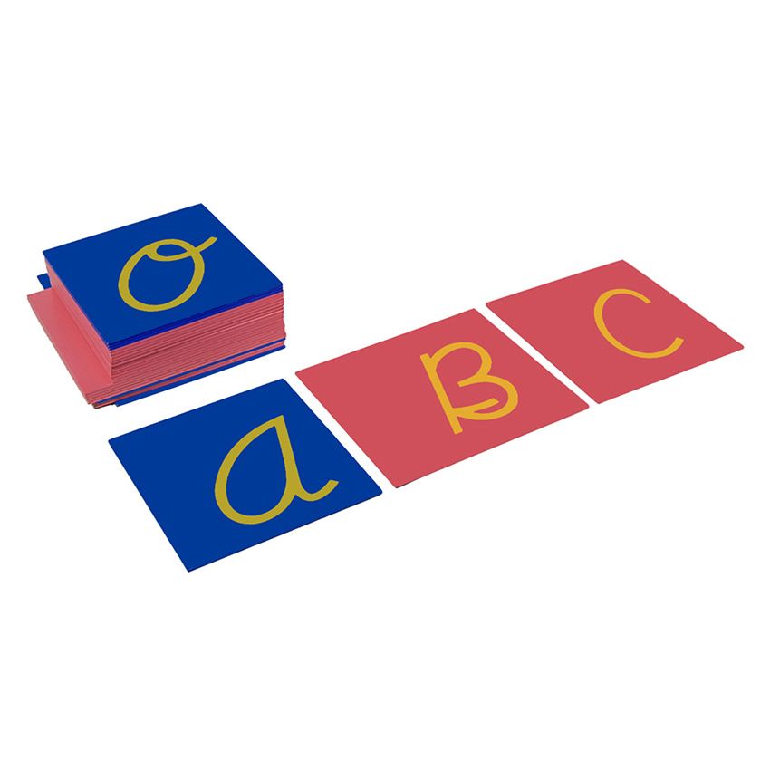 Capital Case Sandpaper Letters - Cursive