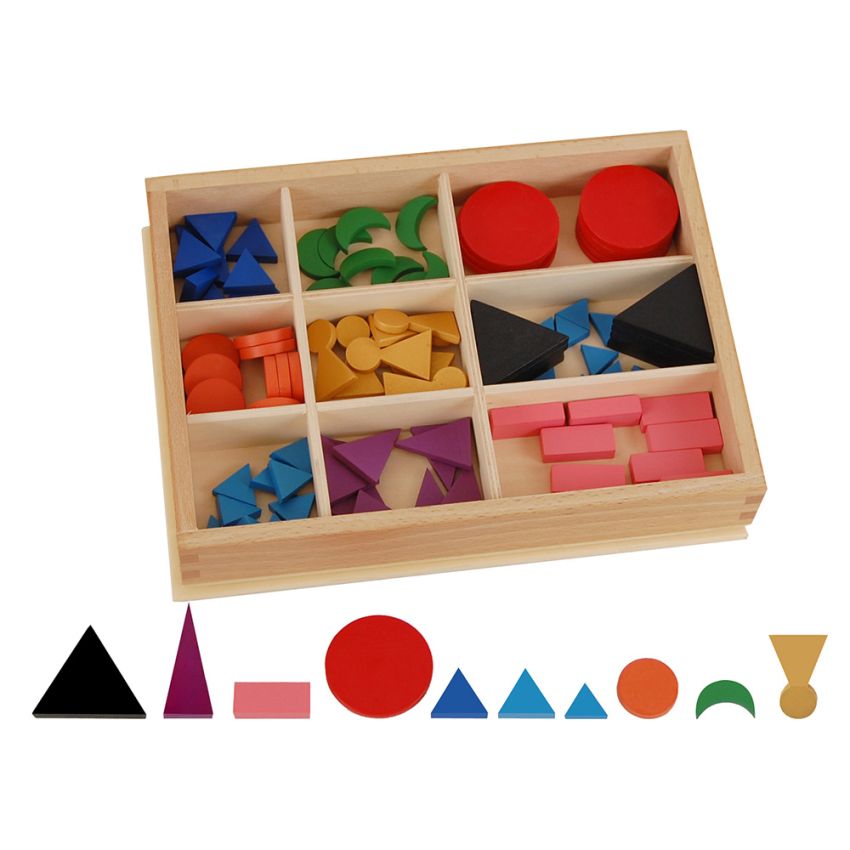 Basic Wooden Grammar Symbols With Box