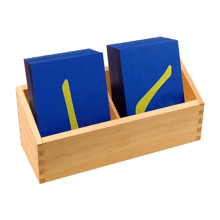 Box For Chinese Characters Sandpaper Radicals & Strokes