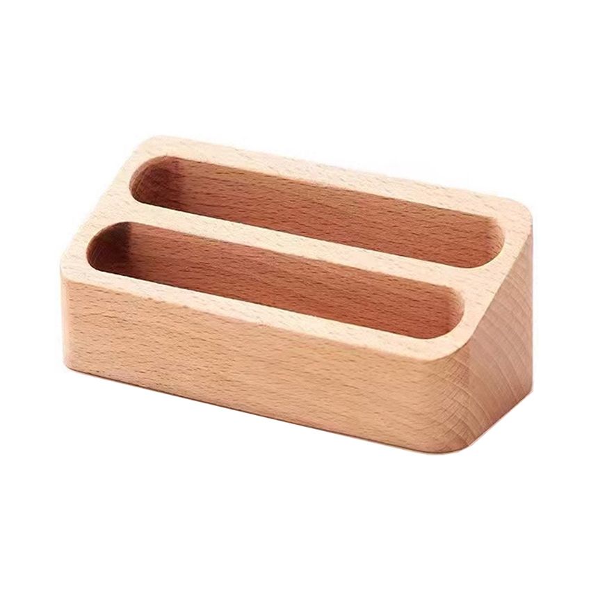 Wooden Card Holder with 2 Parts