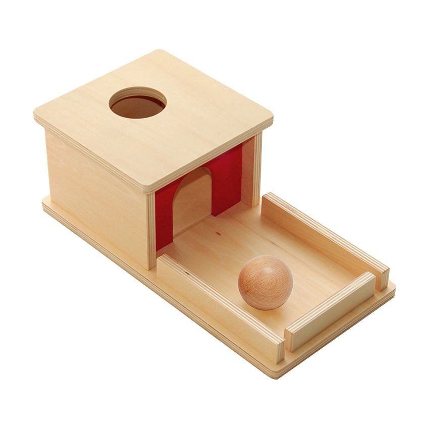 Object Permanence Box With Tray