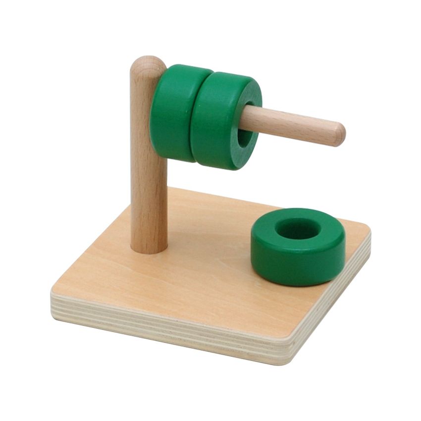 Discs On Horizontal Dowel