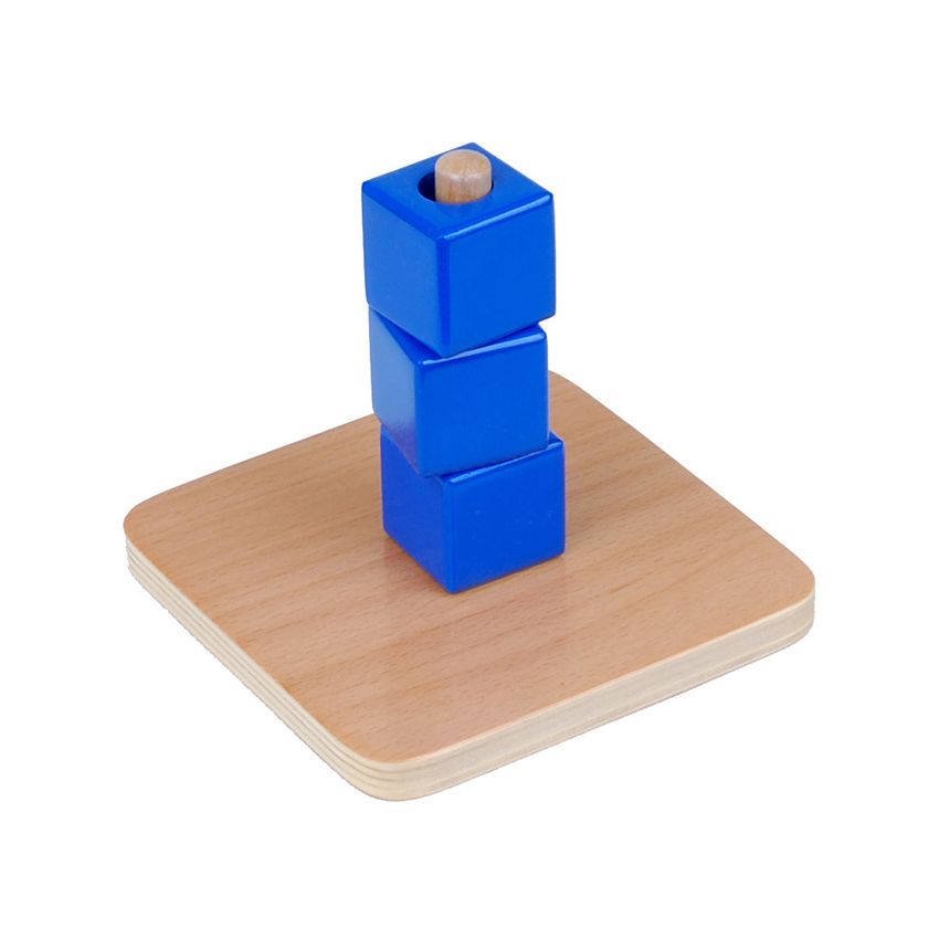 Cubes On Vertical Dowel - Jumbo 