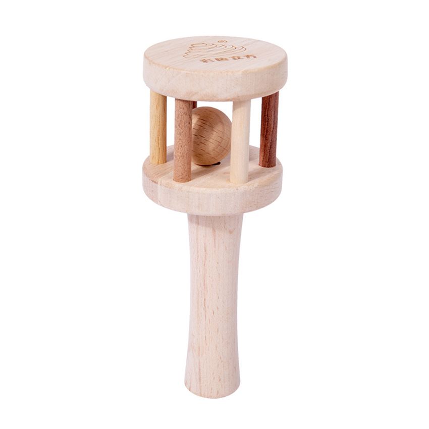 Wooden Ball Cylinder with Stick Handle