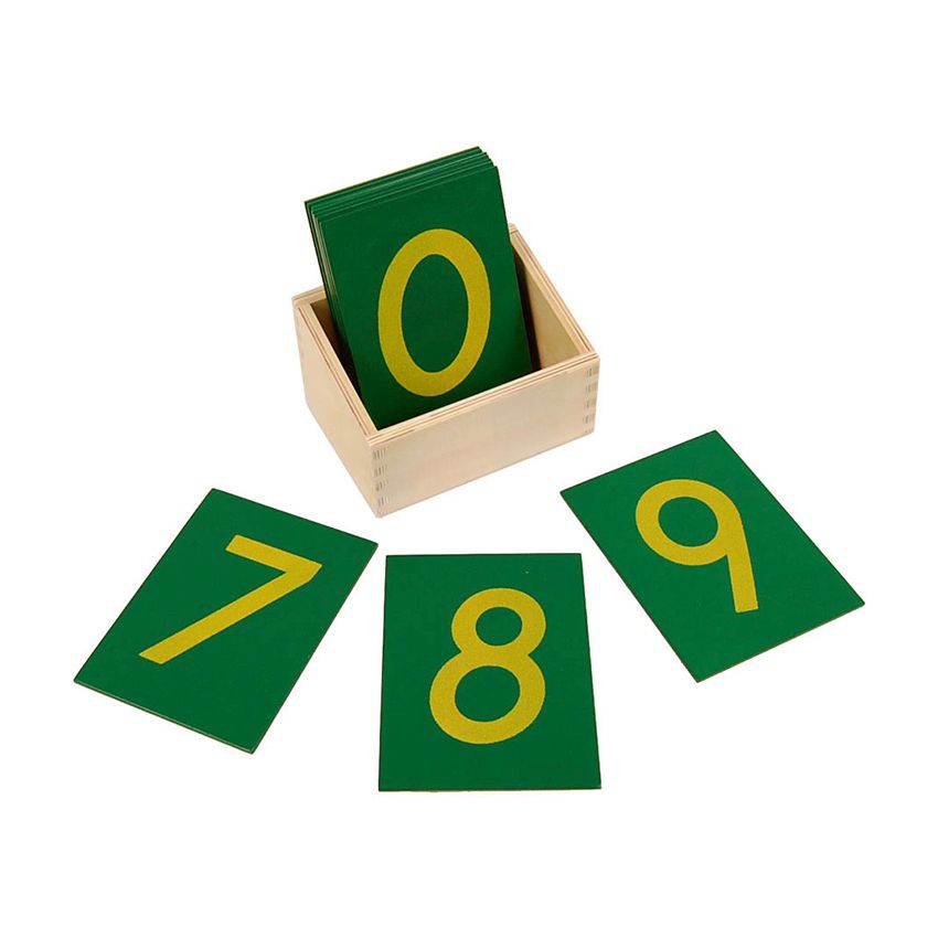 Toddler Sandpaper Numbers With Box