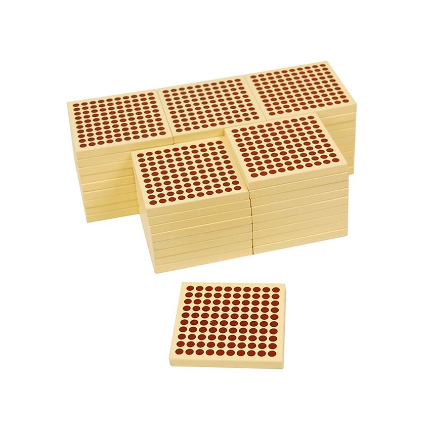 45 Wooden Hundred Squares