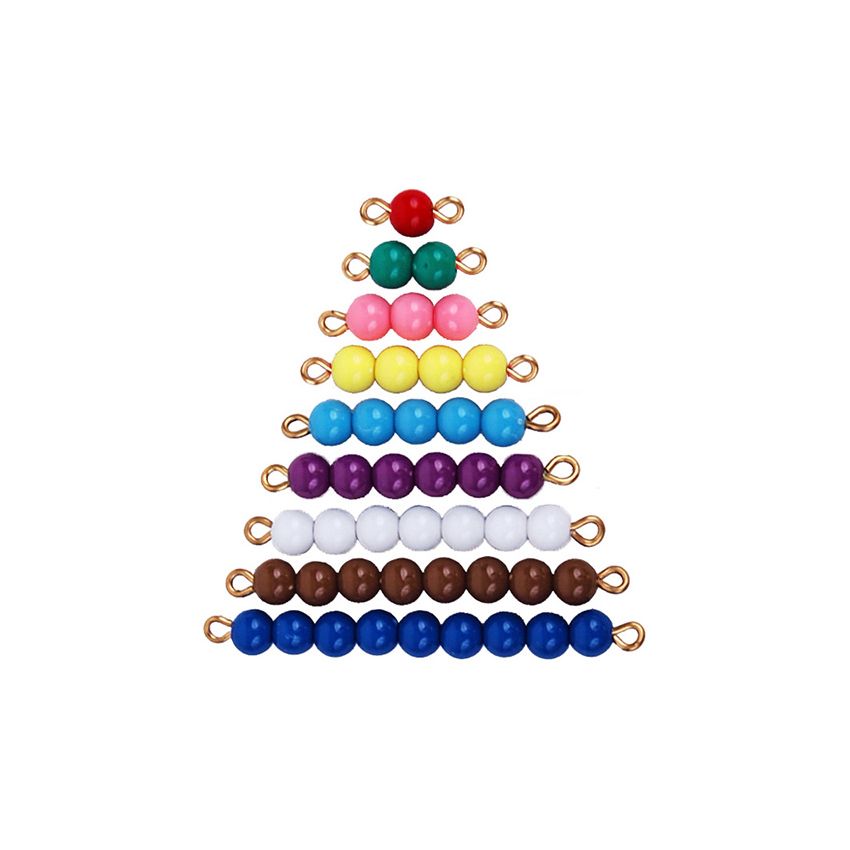 Colored Bead Stairs 1-9