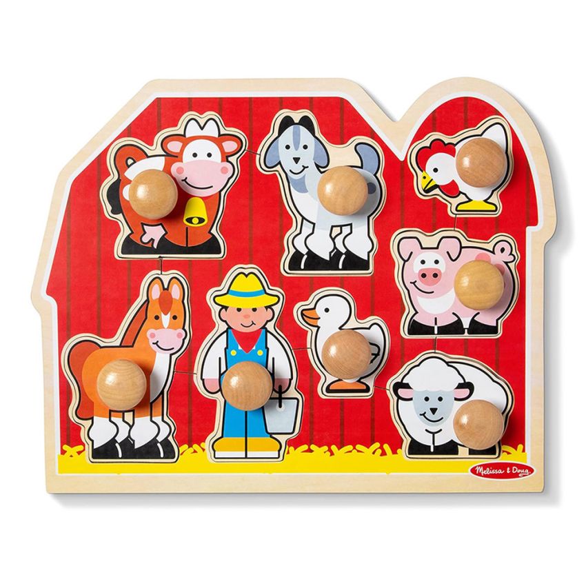 Farm Friends Jumbo Peg Puzzle