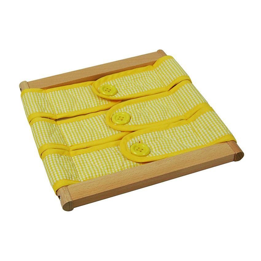 Toddler Dressing Frame: 3 Buttons