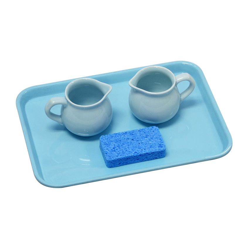 Water Transfer Using Two Pitchers 1 - Blue