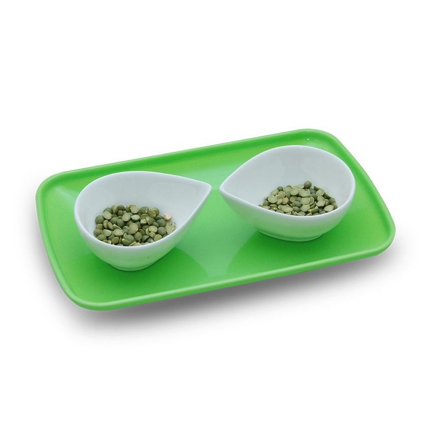 Bean Transfer Using Two Spout Bowls