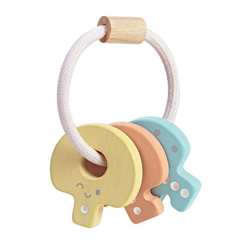 Baby Key Rattle - Pastel
