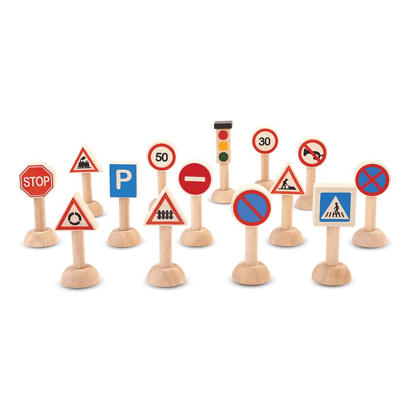 Set Of Traffic Signs & Lights