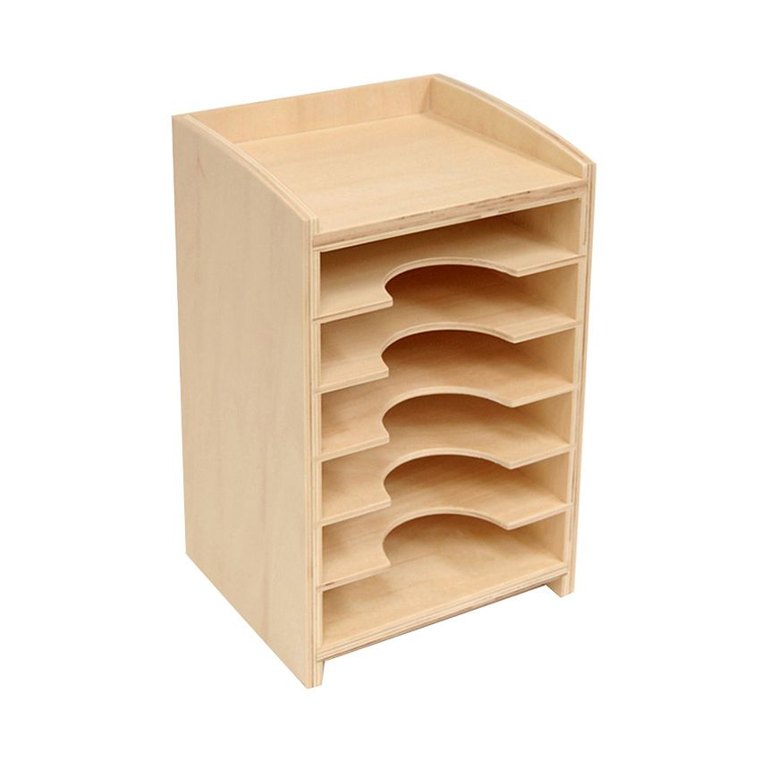 Geometric Form Card Cabinet