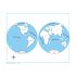 Labeled World Parts Control Map - PP Plastic