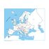 Labeled Europe Control Map - PP Plastic