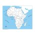 Labeled Africa Control Map - PP Plastic