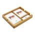 3 Part Cards Wooden Tray
