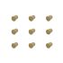 Set of 9 Plastic Knobs