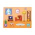 Wooden Wonderment: Living Room Cognition Puzzle