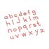 Lowercase Small Movable Alphabet - Pink
