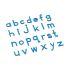 Lowercase Small Movable Alphabet - Blue