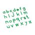 Lowercase Small Movable Alphabet - Green