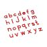 Lowercase Small Movable Alphabet - Red 