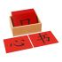 Chinese Sandpaper Characters - Red - Without Wooden Box