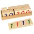 Large Wooden Number Cards With Box (1-9000)