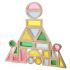 Wooden Rainbow Building Blocks 