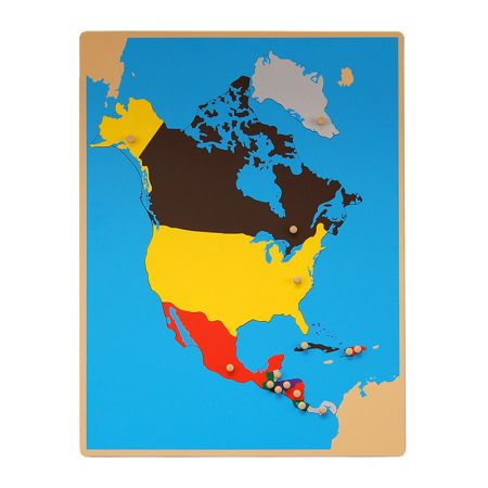 Puzzle Map Of North America