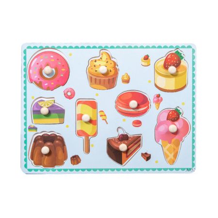 Wooden Dessert Delights Puzzle