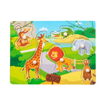 Wooden Zoo Animals Puzzle