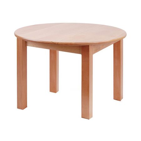 Round Solid Beech Wood Table - 30" Diameter