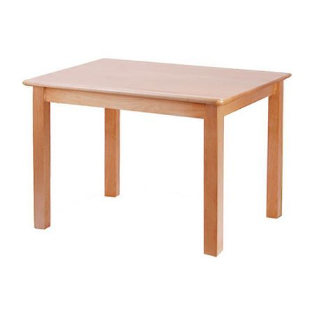 Rectangle Solid Beech Wood Table - 36" x 24"