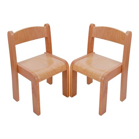 Beechwood Straight Back Chairs (Set Of 2) - 10"