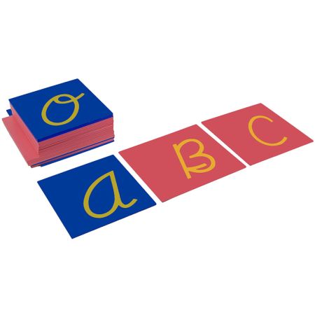 Capital Case Sandpaper Letters - Cursive